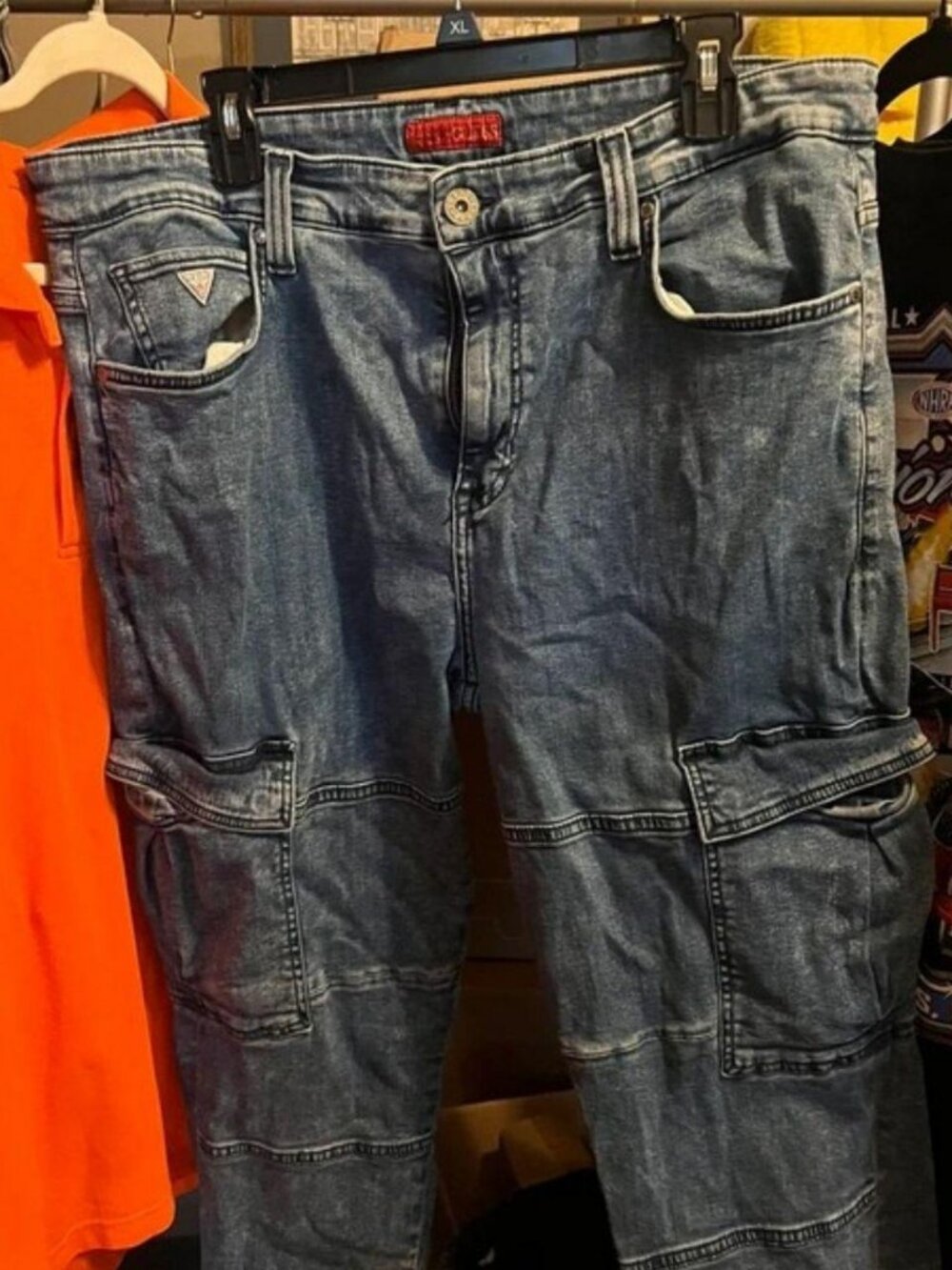 Vintage Y2K Guess Baggy Jeans Mens XL